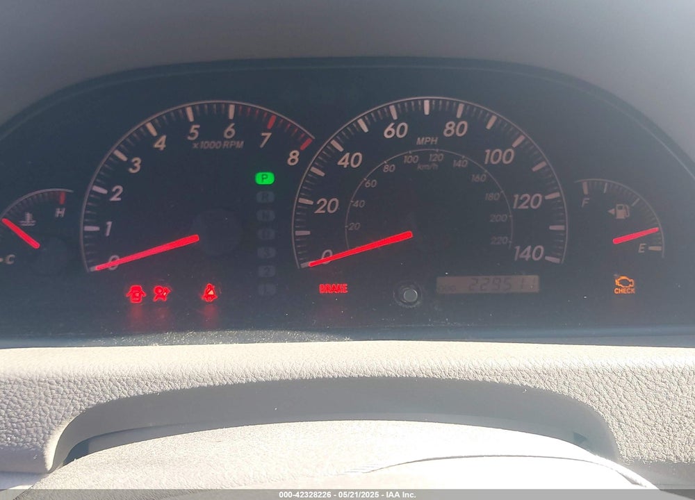 2005 TOYOTA CAMRY VIN: 4T1BE30K45U531193