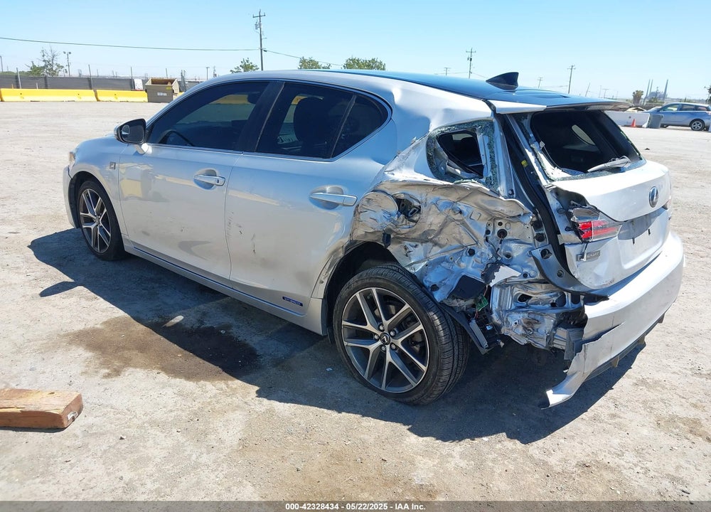 2015 LEXUS CT 200H VIN: JTHKD5BHXF2248376