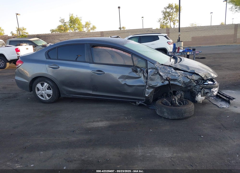 2013 HONDA CIVIC LX VIN: 19XFB2F5XDE211903