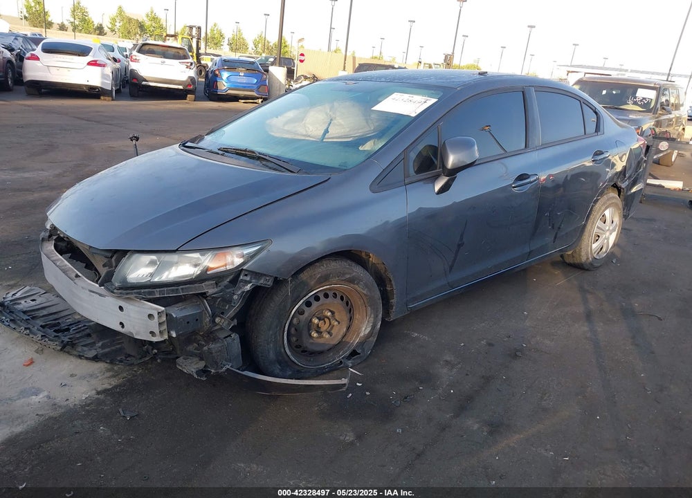 2013 HONDA CIVIC LX VIN: 19XFB2F5XDE211903