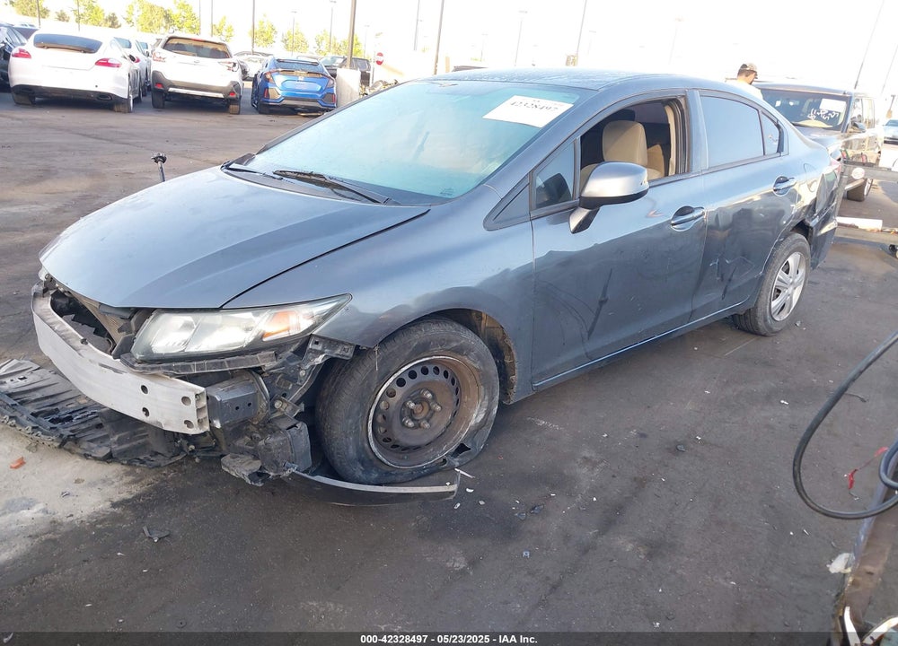 2013 HONDA CIVIC LX VIN: 19XFB2F5XDE211903