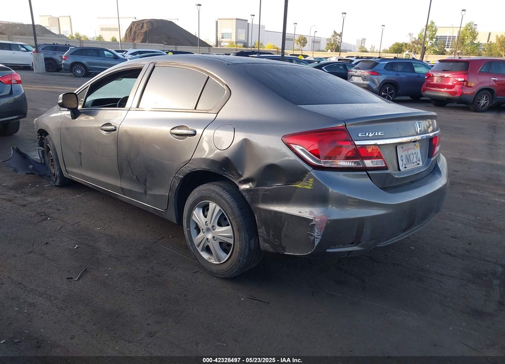 2013 HONDA CIVIC LX VIN: 19XFB2F5XDE211903
