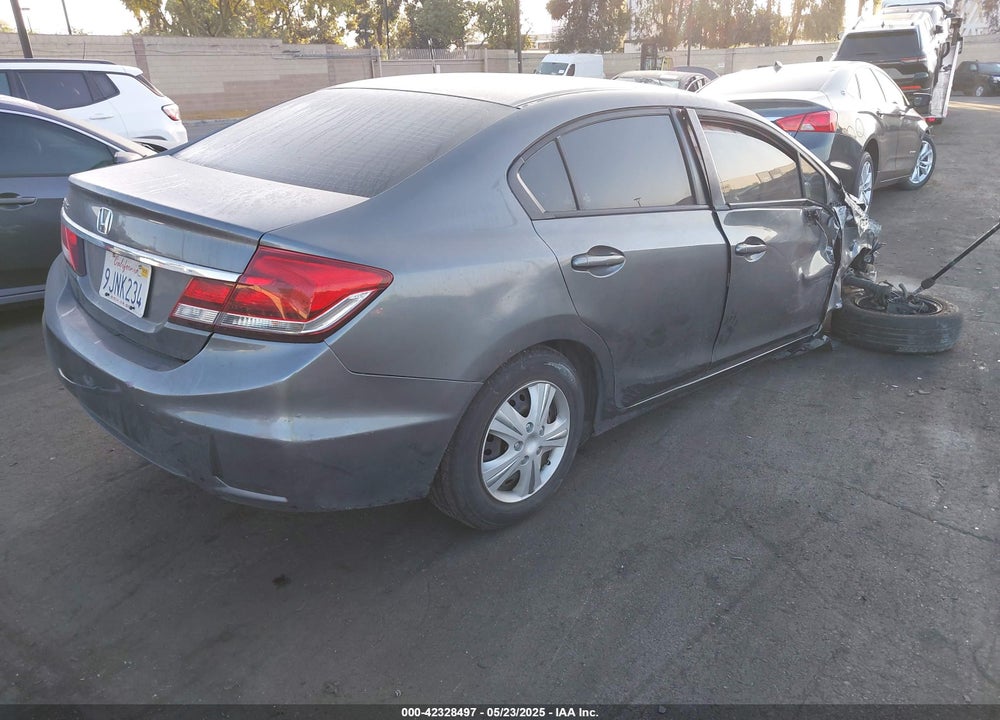 2013 HONDA CIVIC LX VIN: 19XFB2F5XDE211903