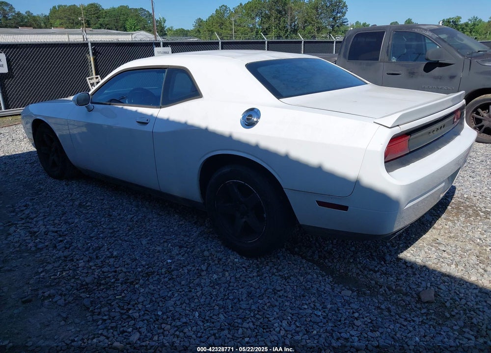 2013 DODGE CHALLENGER VIN: 2C3CDYAG9DH662810
