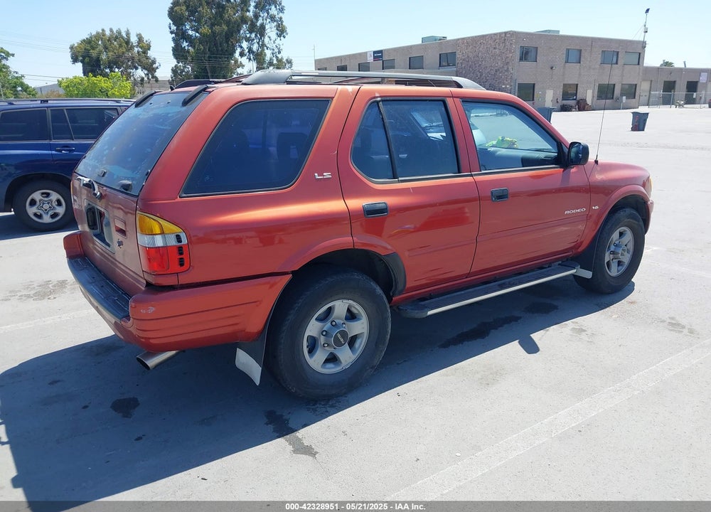 1999 ISUZU RODEO LS/LSE/S 3.2L VIN: 4S2CK58WXX4346156