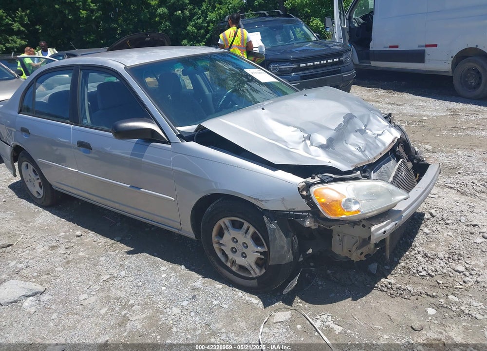 2001 HONDA CIVIC LX VIN: 2HGES165X1H534419