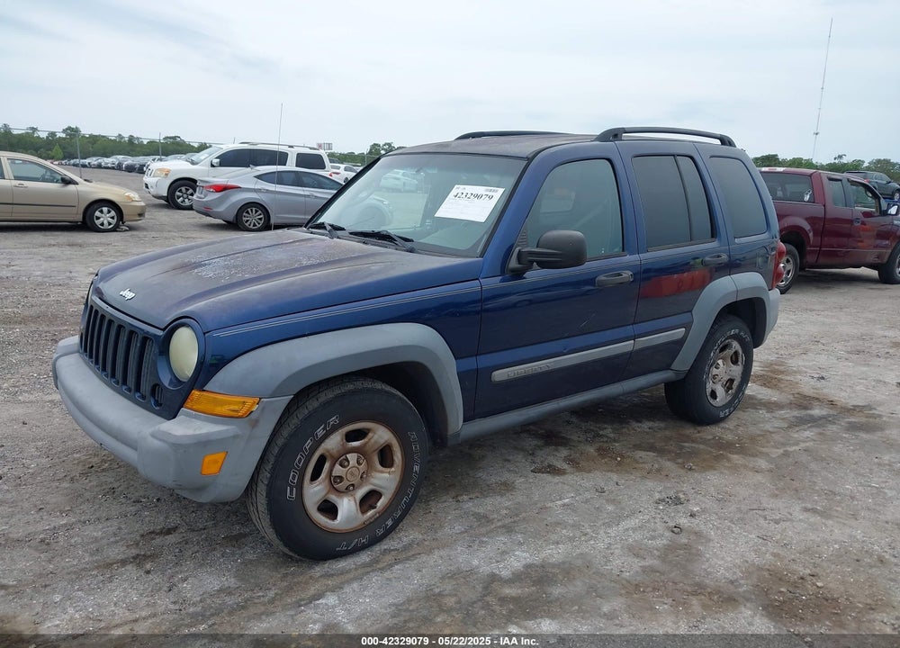 2005 JEEP LIBERTY SPORT VIN: 1J4GK48K95W536384