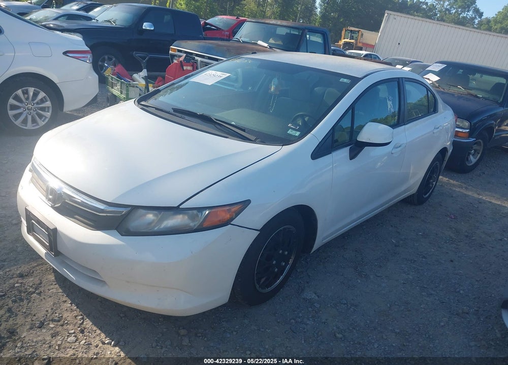 2012 HONDA CIVIC VIN: 19XFB2F52CE323173