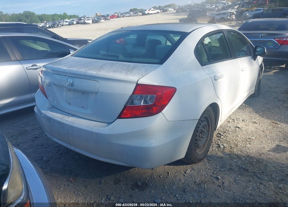 2012 HONDA CIVIC VIN: 19XFB2F52CE323173