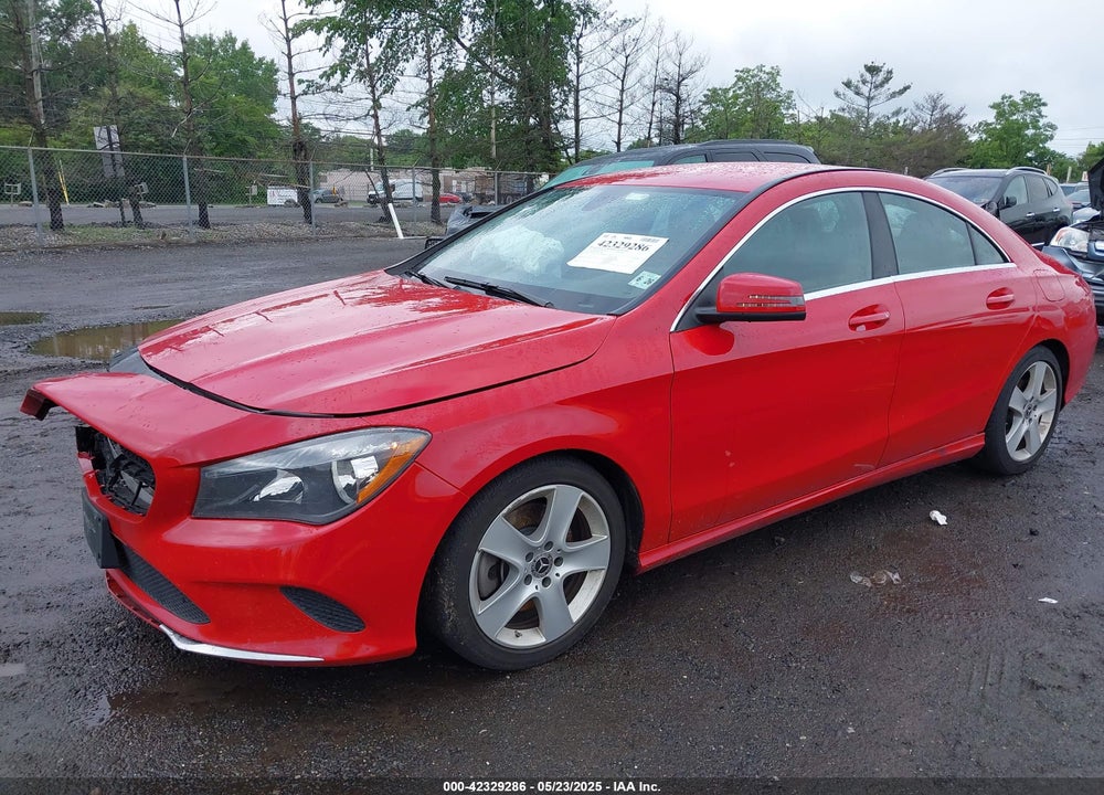 2018 MERCEDES-BENZ CLA 250 VIN: WDDSJ4GB9JN570609