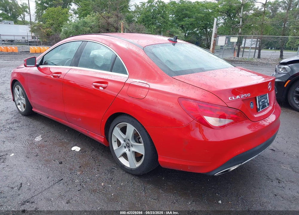2018 MERCEDES-BENZ CLA 250 VIN: WDDSJ4GB9JN570609