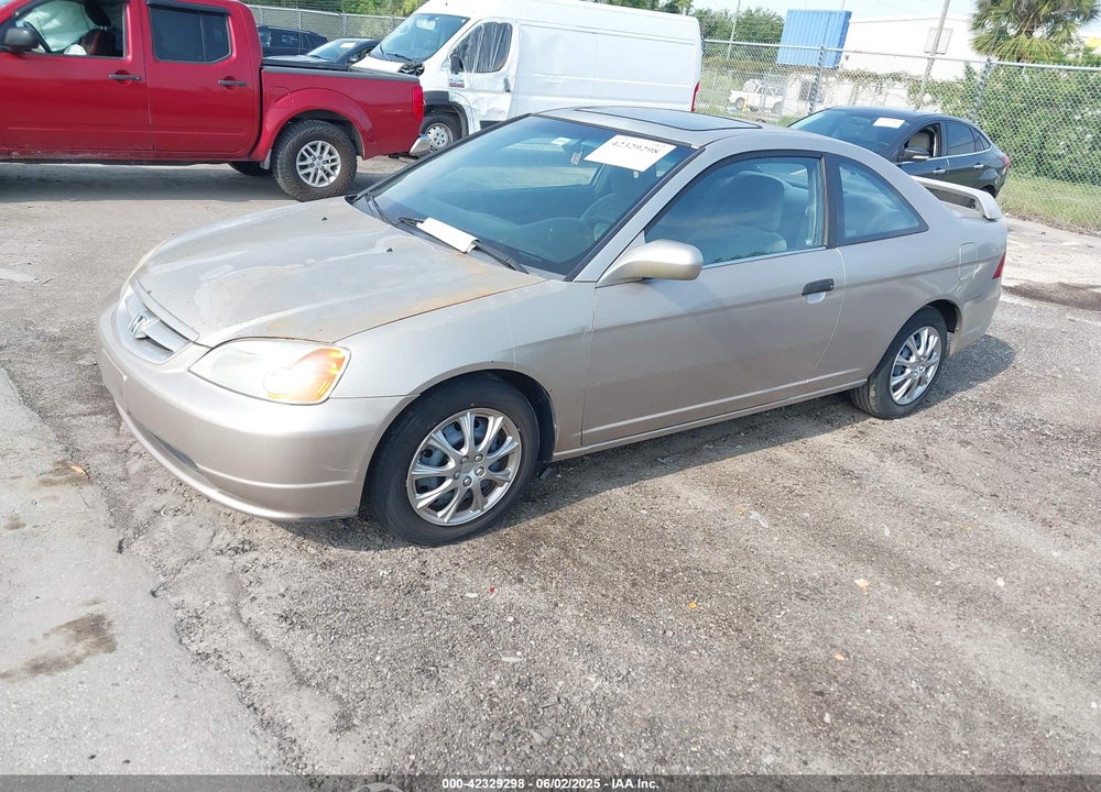2002 HONDA CIVIC EX VIN: 1HGEM21982L092903