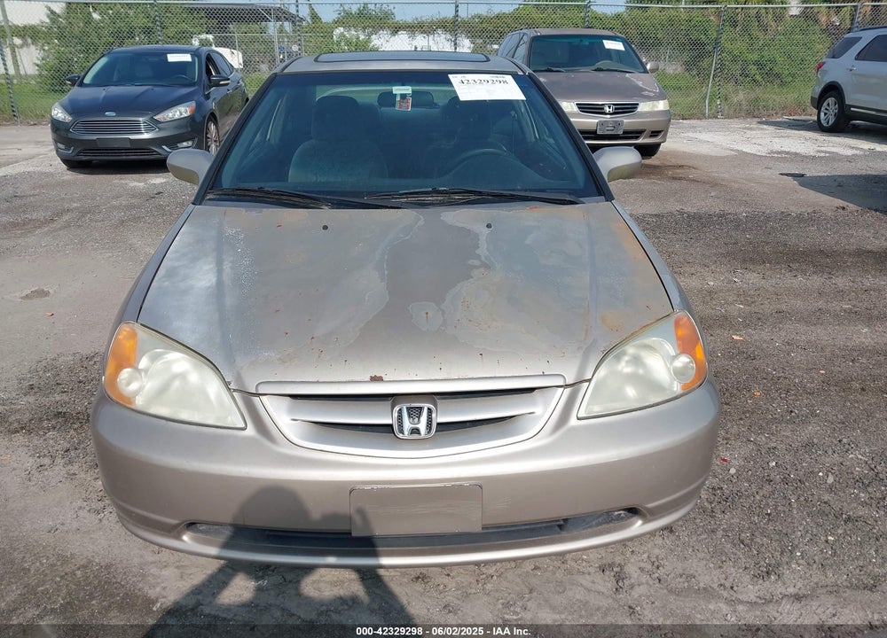 2002 HONDA CIVIC EX VIN: 1HGEM21982L092903