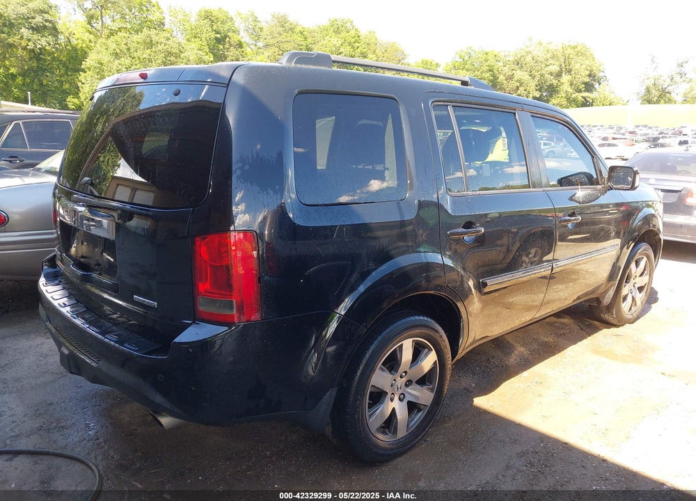 2014 HONDA PILOT TOURING VIN: 5FNYF3H93EB004140