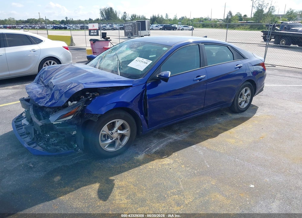 2021 HYUNDAI ELANTRA SE VIN: 5NPLL4AG9MH028766