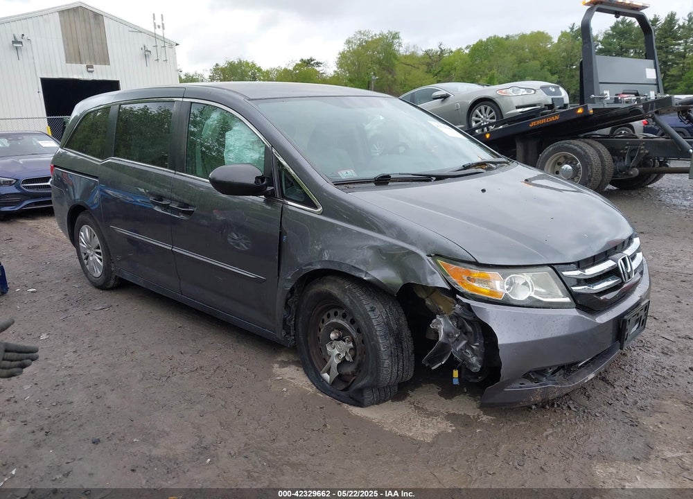 2014 HONDA ODYSSEY LX VIN: 5FNRL5H24EB129725