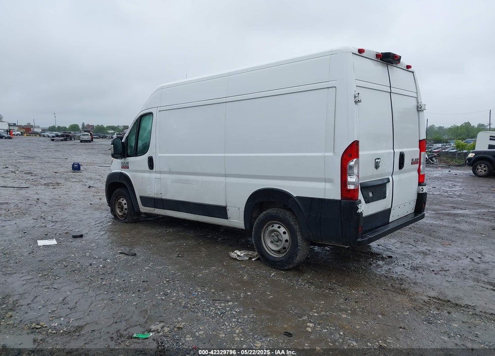 2019 RAM PROMASTER 1500 HIGH ROOF 136 WB VIN: 3C6TRVBG4KE500920