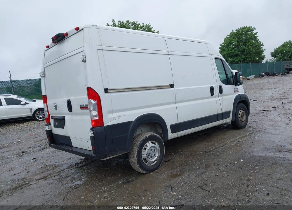 2019 RAM PROMASTER 1500 HIGH ROOF 136 WB VIN: 3C6TRVBG4KE500920