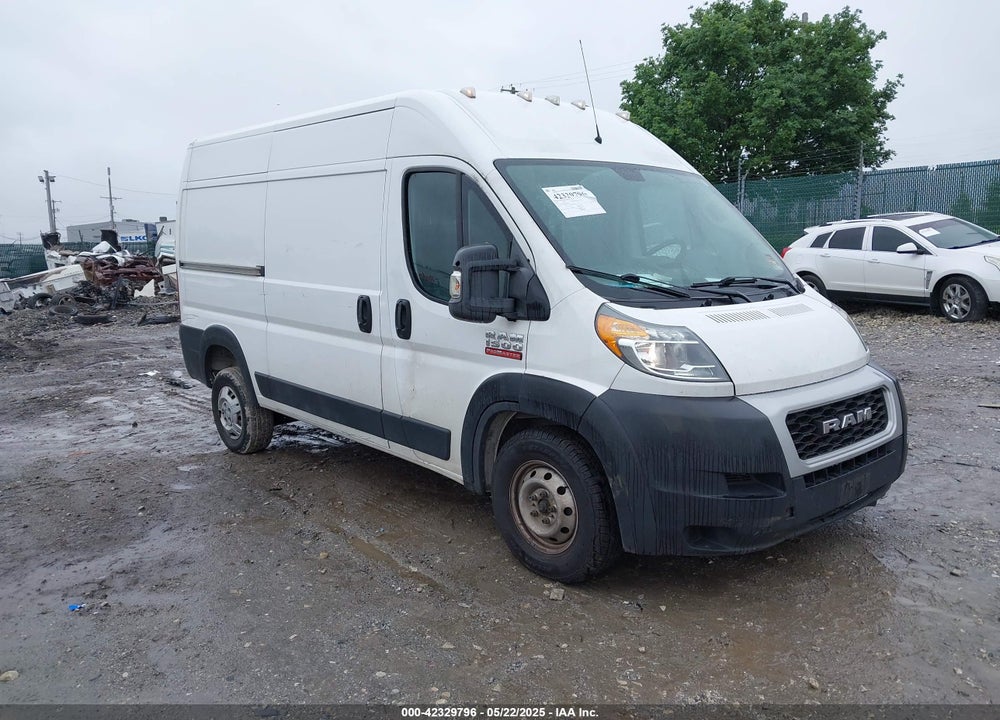 2019 RAM PROMASTER 1500 HIGH ROOF 136 WB VIN: 3C6TRVBG4KE500920