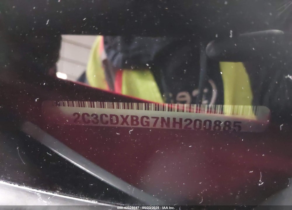 2022 DODGE CHARGER VIN: 2C3CDXBG7NH200885