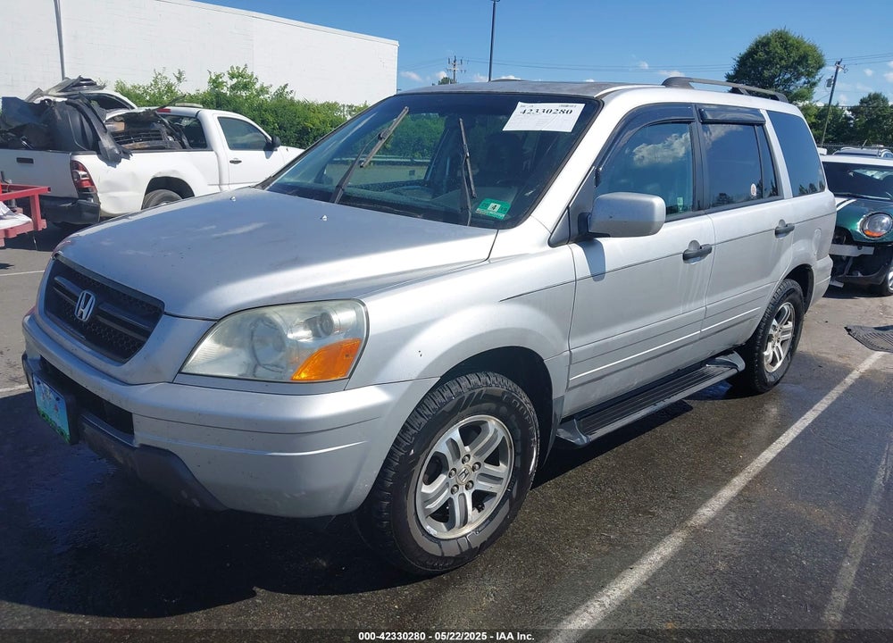 2005 HONDA PILOT EX-L VIN: 5FNYF18555B023872