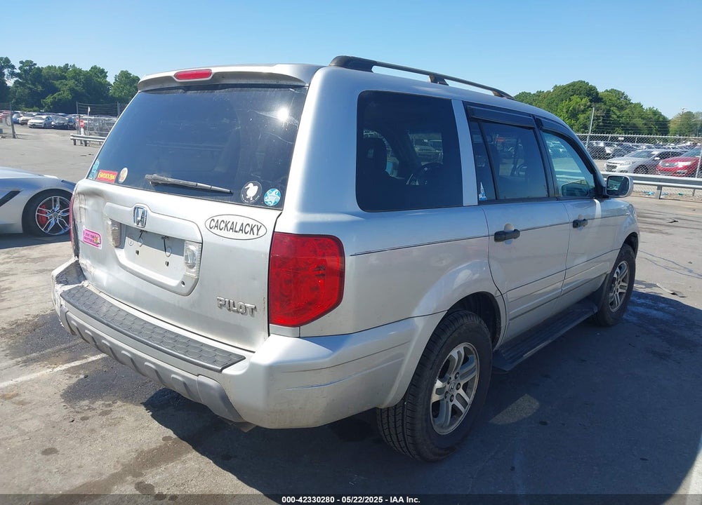 2005 HONDA PILOT EX-L VIN: 5FNYF18555B023872