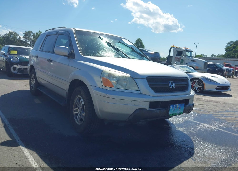 2005 HONDA PILOT EX-L VIN: 5FNYF18555B023872