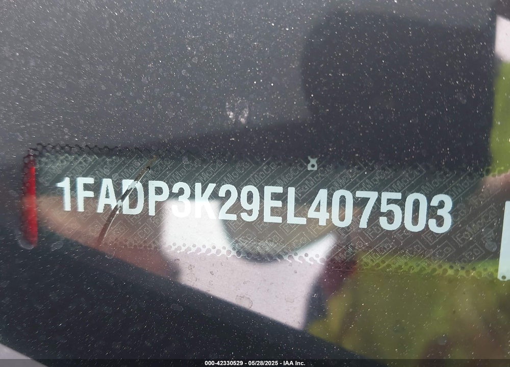 2014 FORD FOCUS SE VIN: 1FADP3K29EL407503