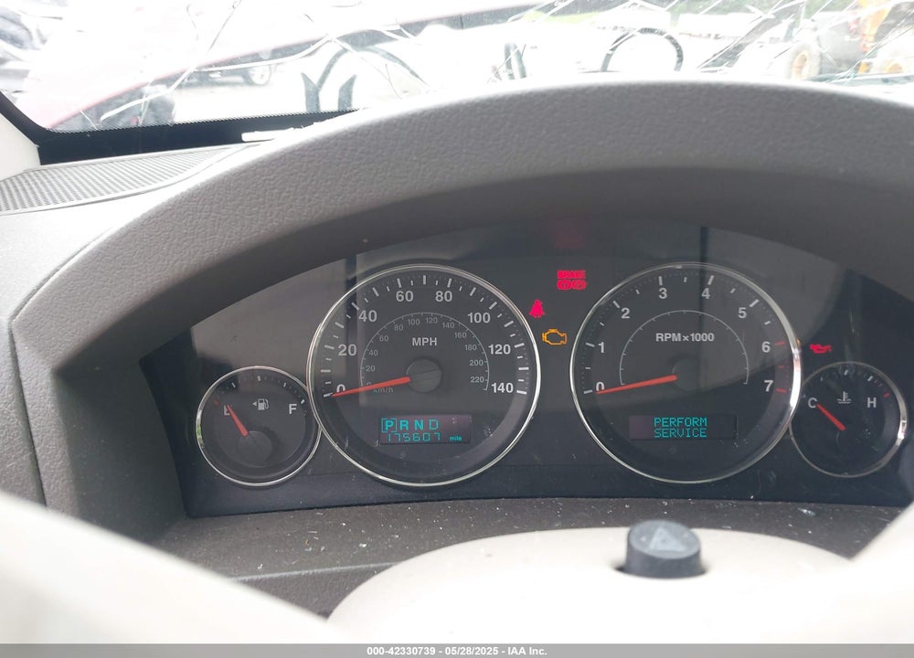 2007 JEEP GRAND CHEROKEE LIMITED VIN: 1J8HR58267C576320