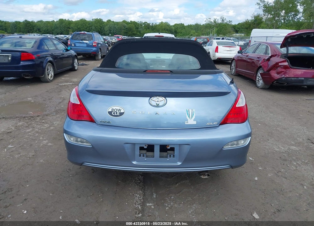 2008 TOYOTA CAMRY SOLARA SE/SLE/SPORT VIN: 4T1FA38P78U150732