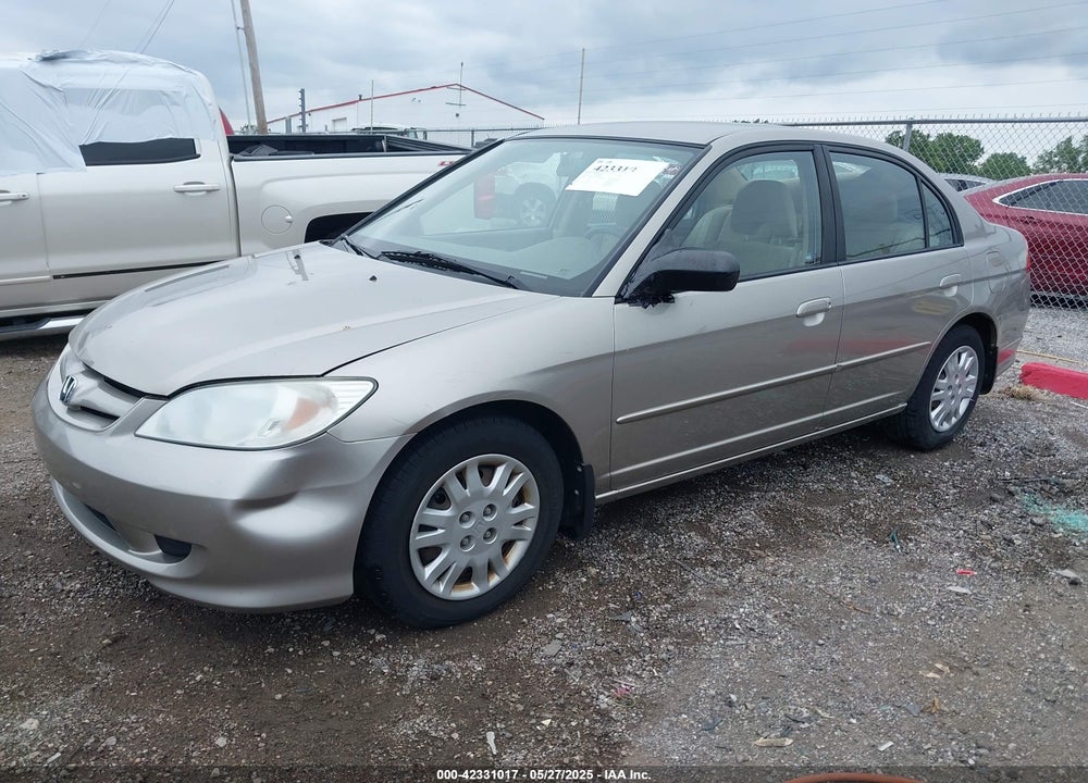 2004 HONDA CIVIC LX VIN: 1HGES15594L009778