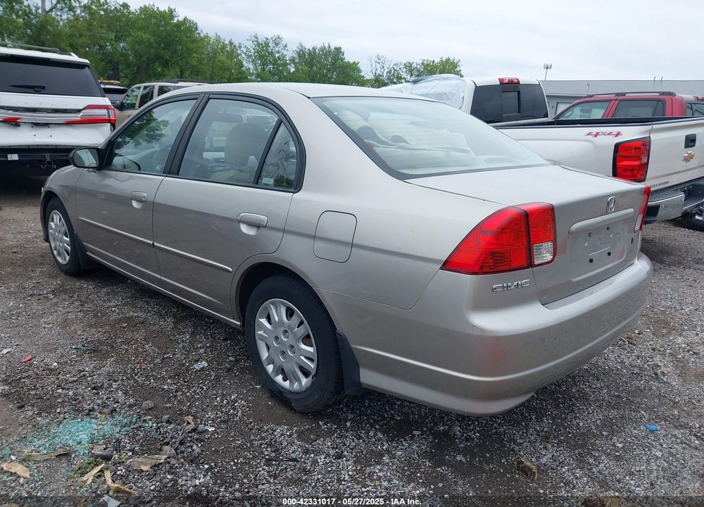 2004 HONDA CIVIC LX VIN: 1HGES15594L009778