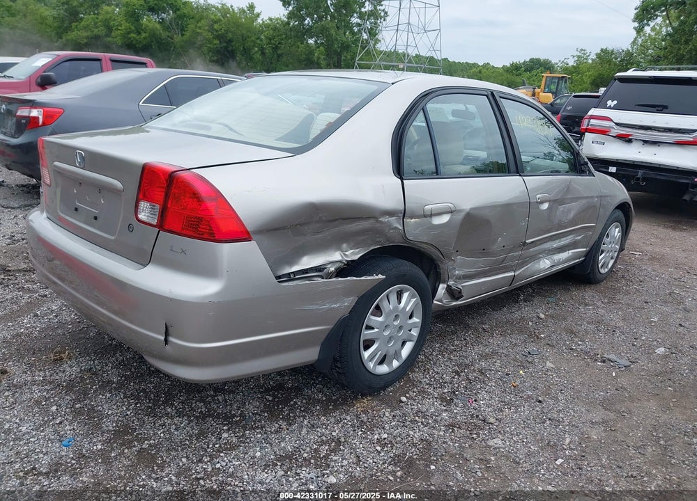 2004 HONDA CIVIC LX VIN: 1HGES15594L009778
