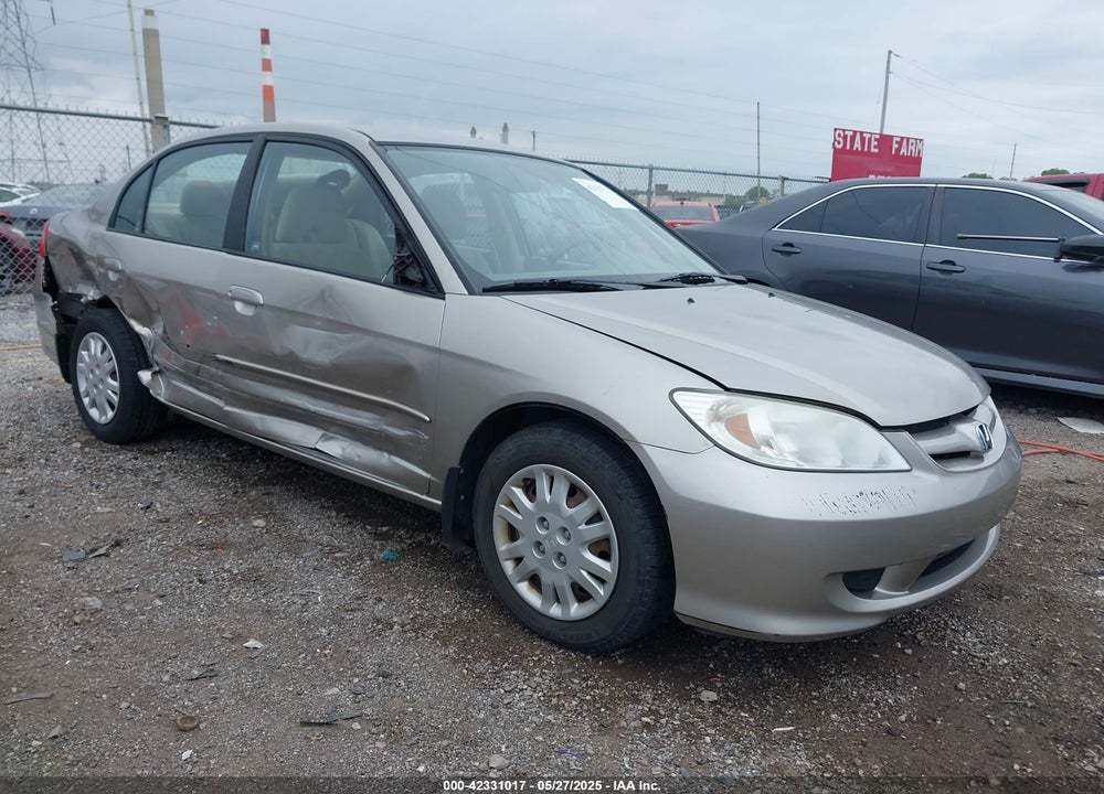 2004 HONDA CIVIC LX VIN: 1HGES15594L009778