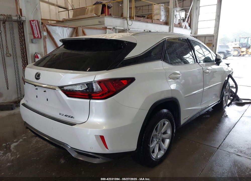 2016 LEXUS RX 450H VIN: 2T2ZFMCAXGC001122