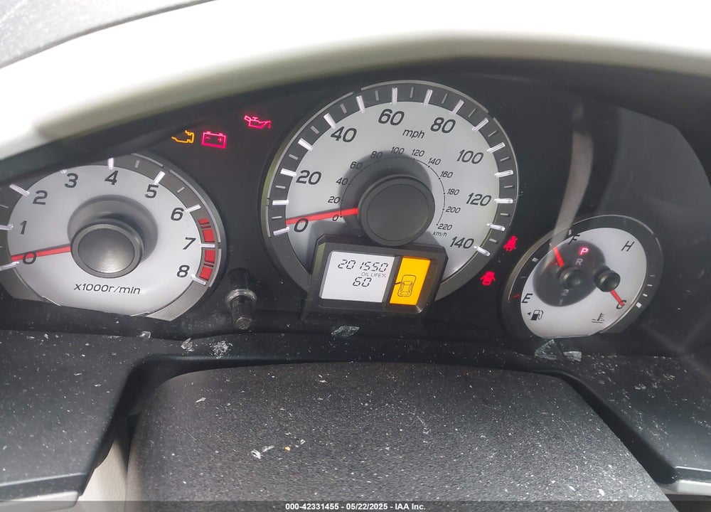 2012 HONDA PILOT LX VIN: 5FNYF4H22CB003888