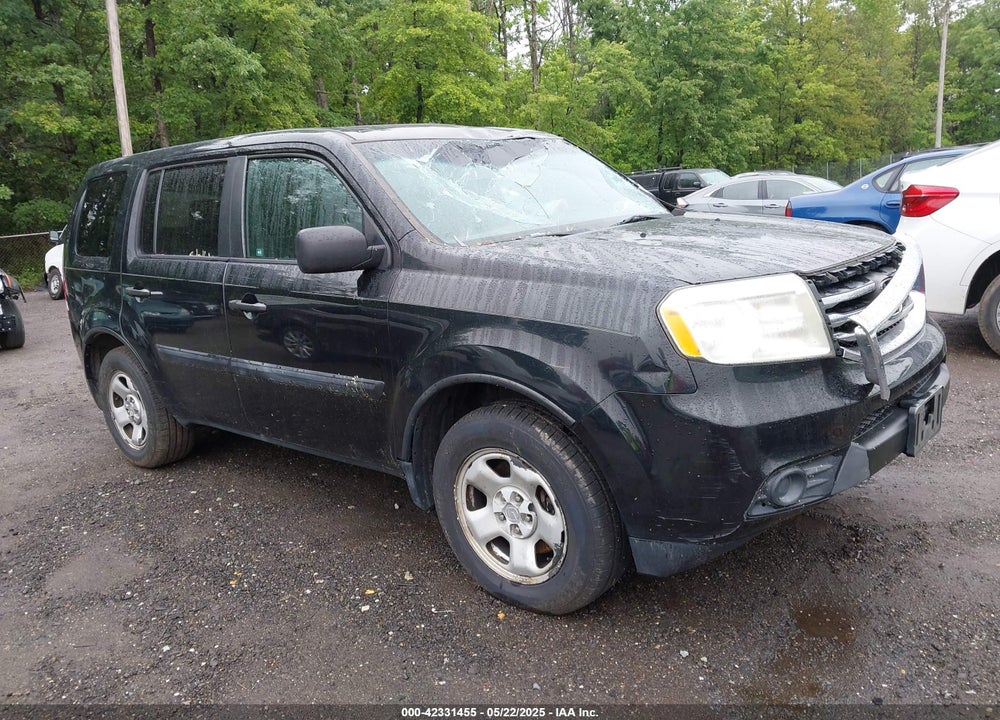 2012 HONDA PILOT LX VIN: 5FNYF4H22CB003888
