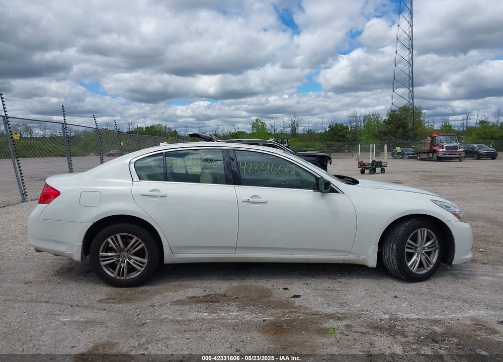 2011 INFINITI G37X VIN: JN1CV6ARXBM409734