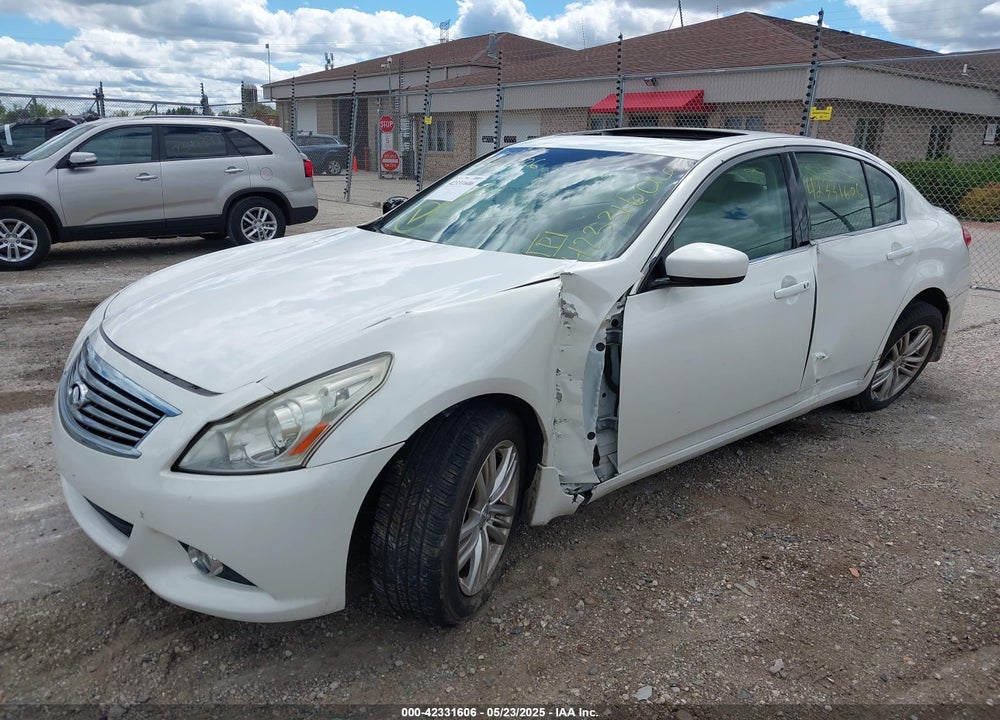 2011 INFINITI G37X VIN: JN1CV6ARXBM409734