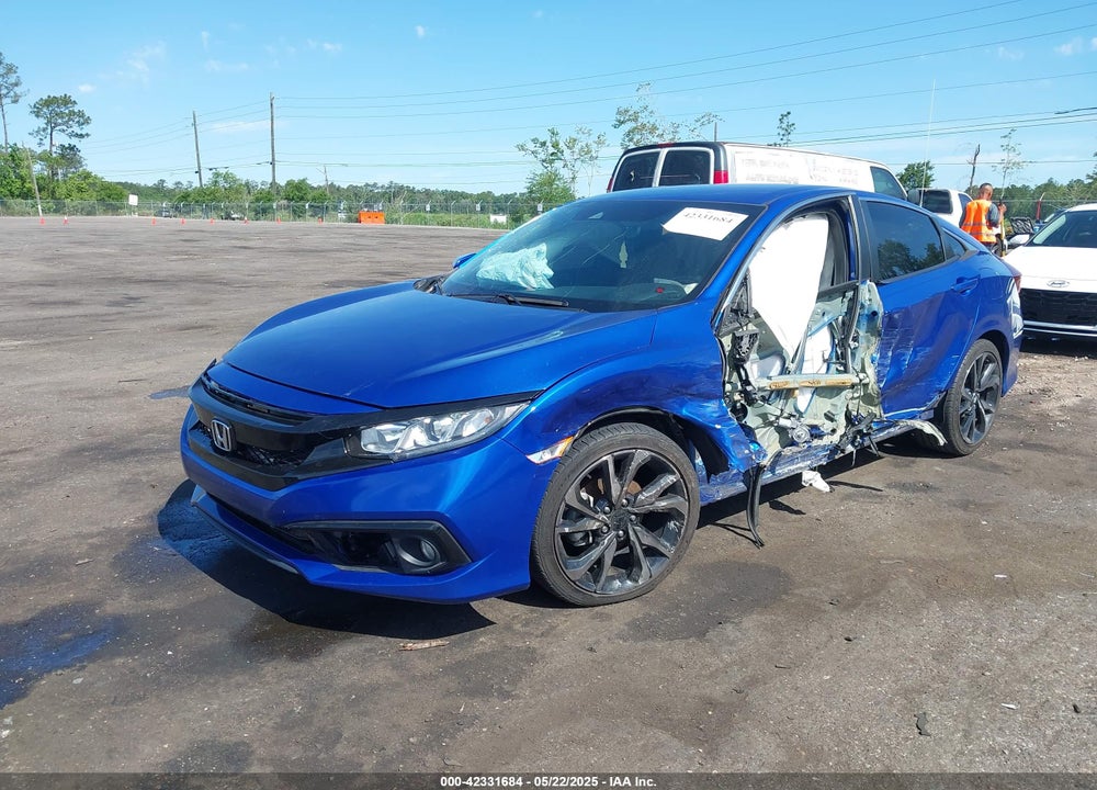 2019 HONDA CIVIC VIN: 2HGFC2F88KH585971