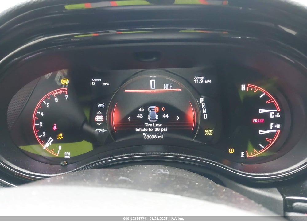 2021 DODGE DURANGO VIN: 1C4SDJCT1MC837272