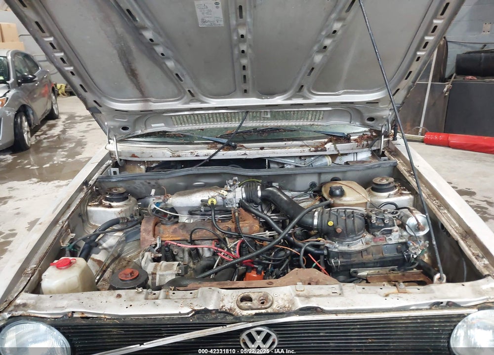 1987 VOLKSWAGEN CABRIOLET VIN: WVWCA015XHK010619
