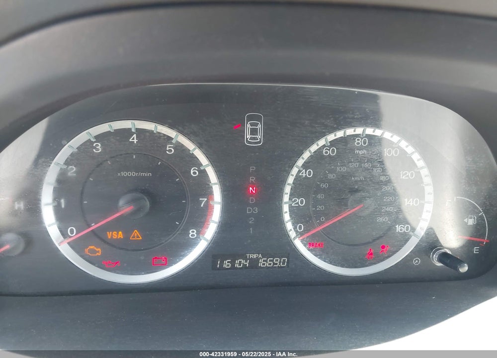 2009 HONDA ACCORD VIN: 1HGCP36799A043257