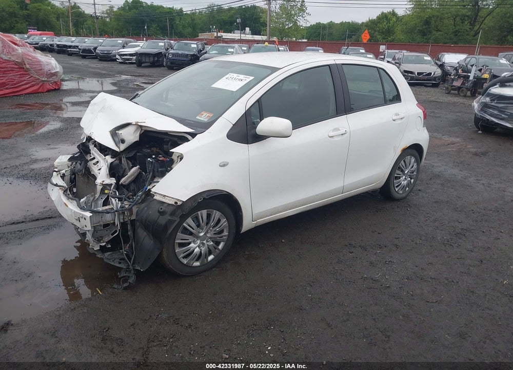 2010 TOYOTA YARIS VIN: JTDKT4K30A5280750