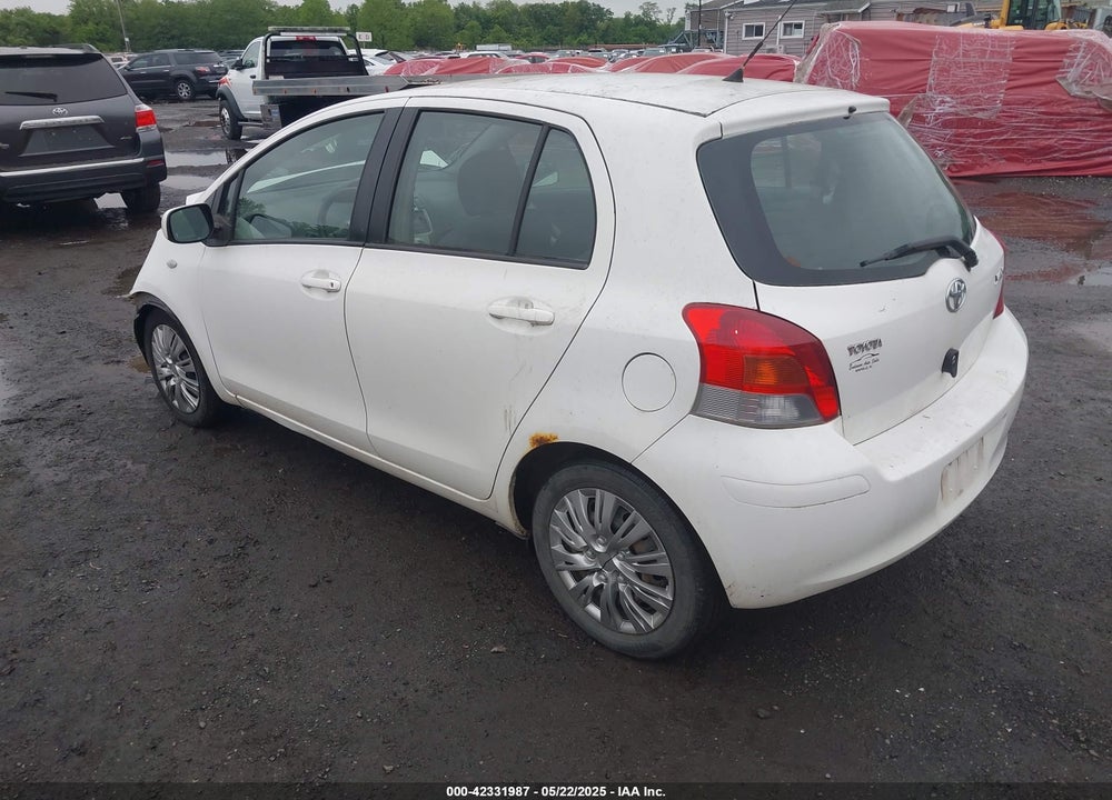 2010 TOYOTA YARIS VIN: JTDKT4K30A5280750
