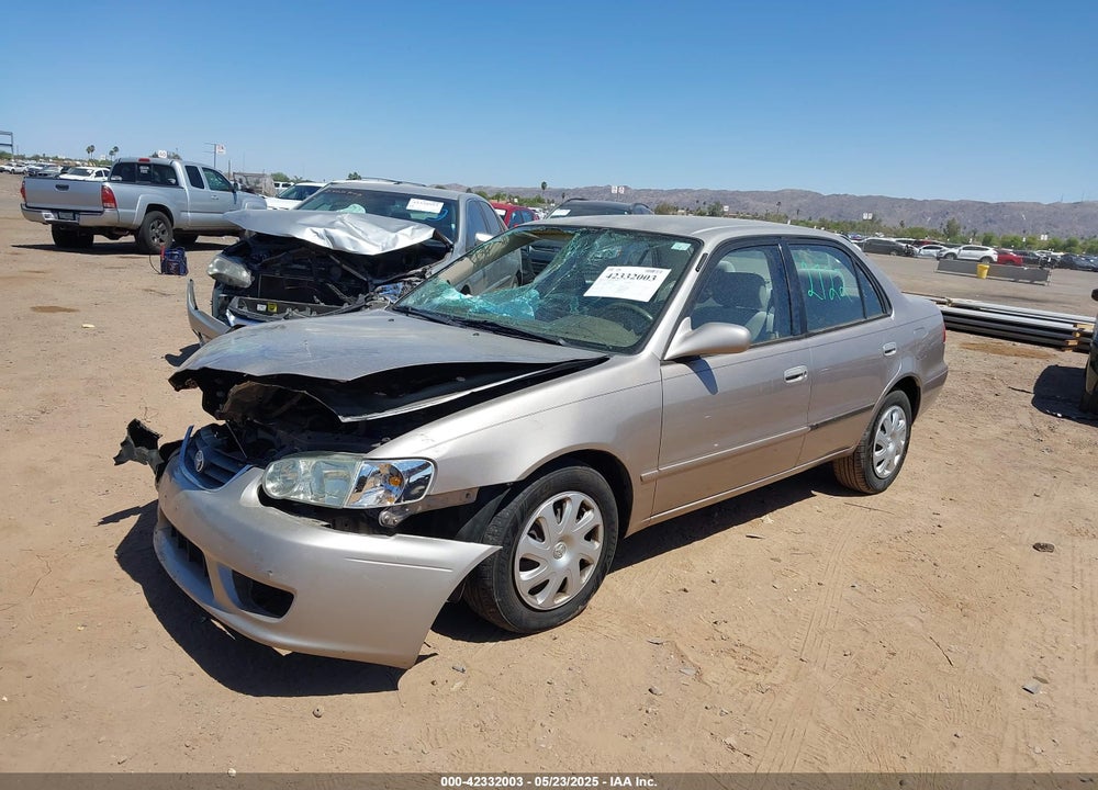 2002 TOYOTA COROLLA LE VIN: 2T1BR12E82C563349