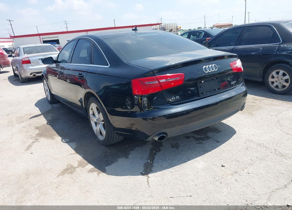 2012 AUDI A6 2.0T PREMIUM VIN: WAUDFAFC6CN155003