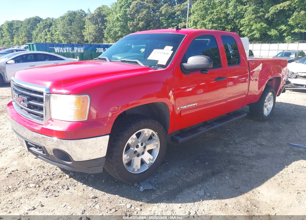 2008 GMC SIERRA 1500 VIN: 1GTEC19J78Z169485