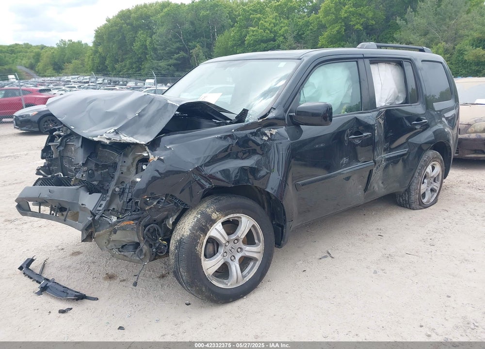 2013 HONDA PILOT EX-L VIN: 5FNYF4H54DB019652