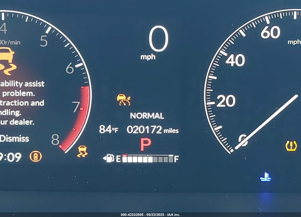 2025 HONDA PILOT TOURING VIN: 5FNYG2H72SB014420